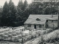 Sljeme. Medvednica, privremeno sklonište HPD Sljeme oko 1935. godine